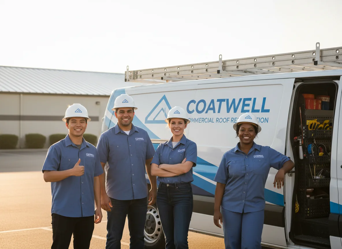 Commercial roof coating company in Burlington, ME